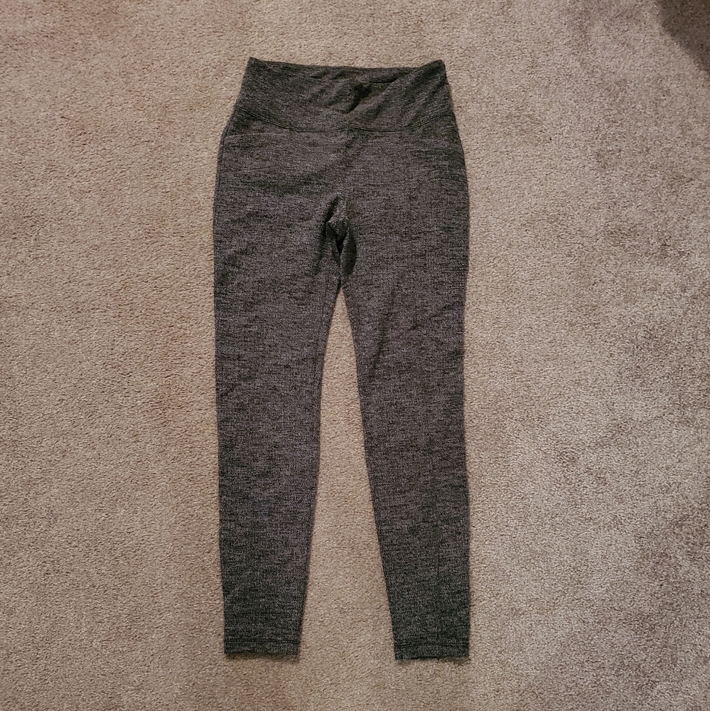 Athleta Metro Leggings - Herringbone Pattern